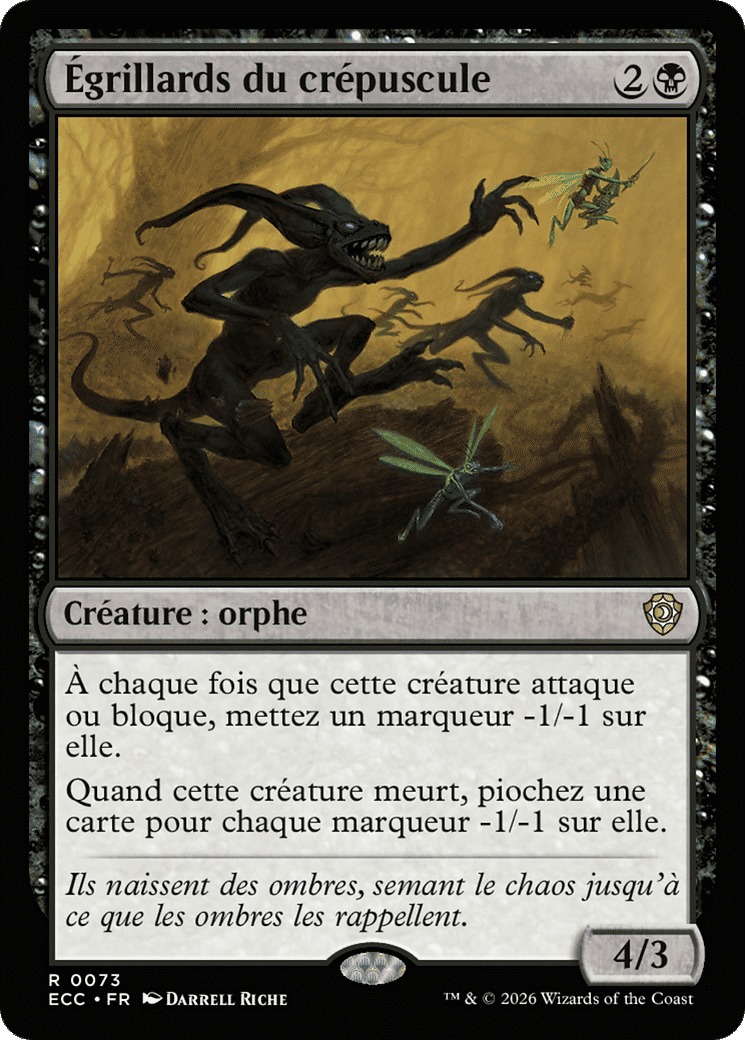 Égrillards du crépuscule — Lorwyn Eclipsed Commander — Magic: The Gathering