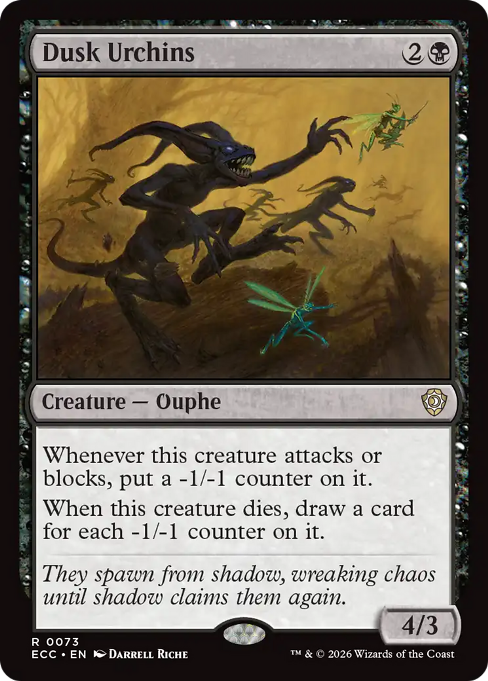 Dusk Urchins — Lorwyn Eclipsed Commander — Magic: The Gathering