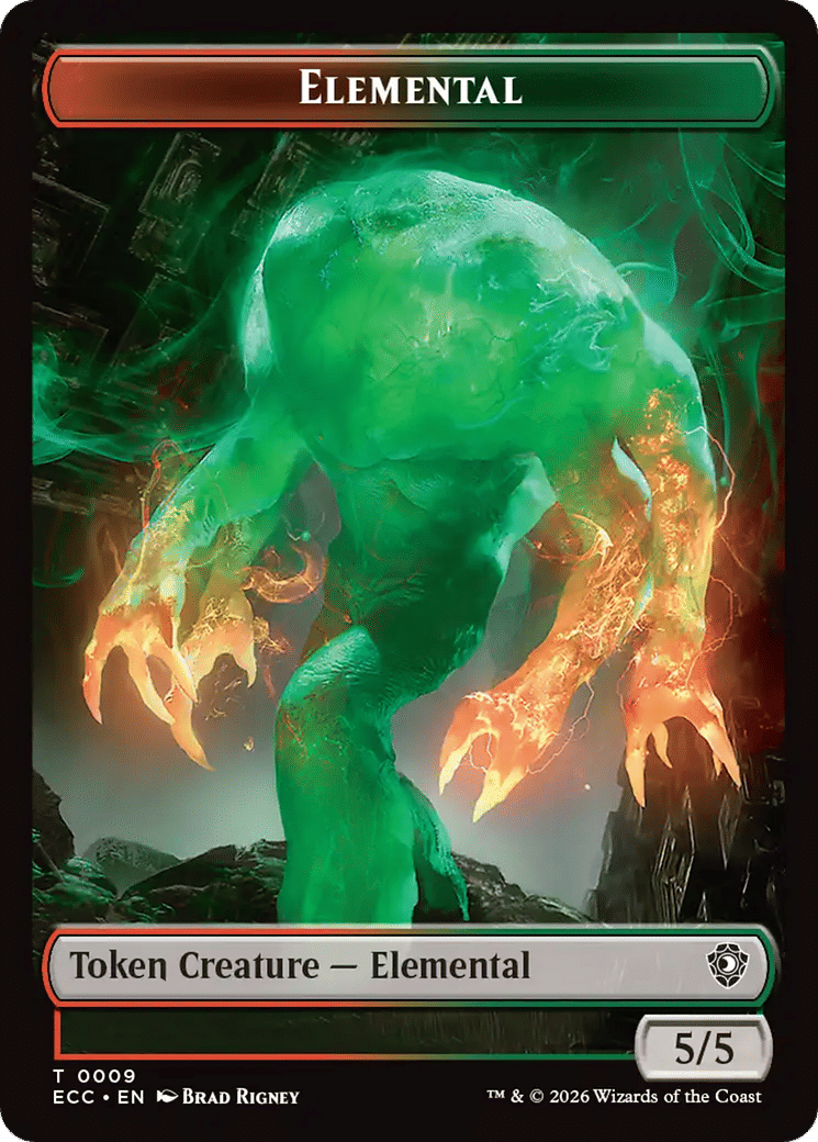Elemental — Lorwyn Eclipsed Commander — Magic: The Gathering