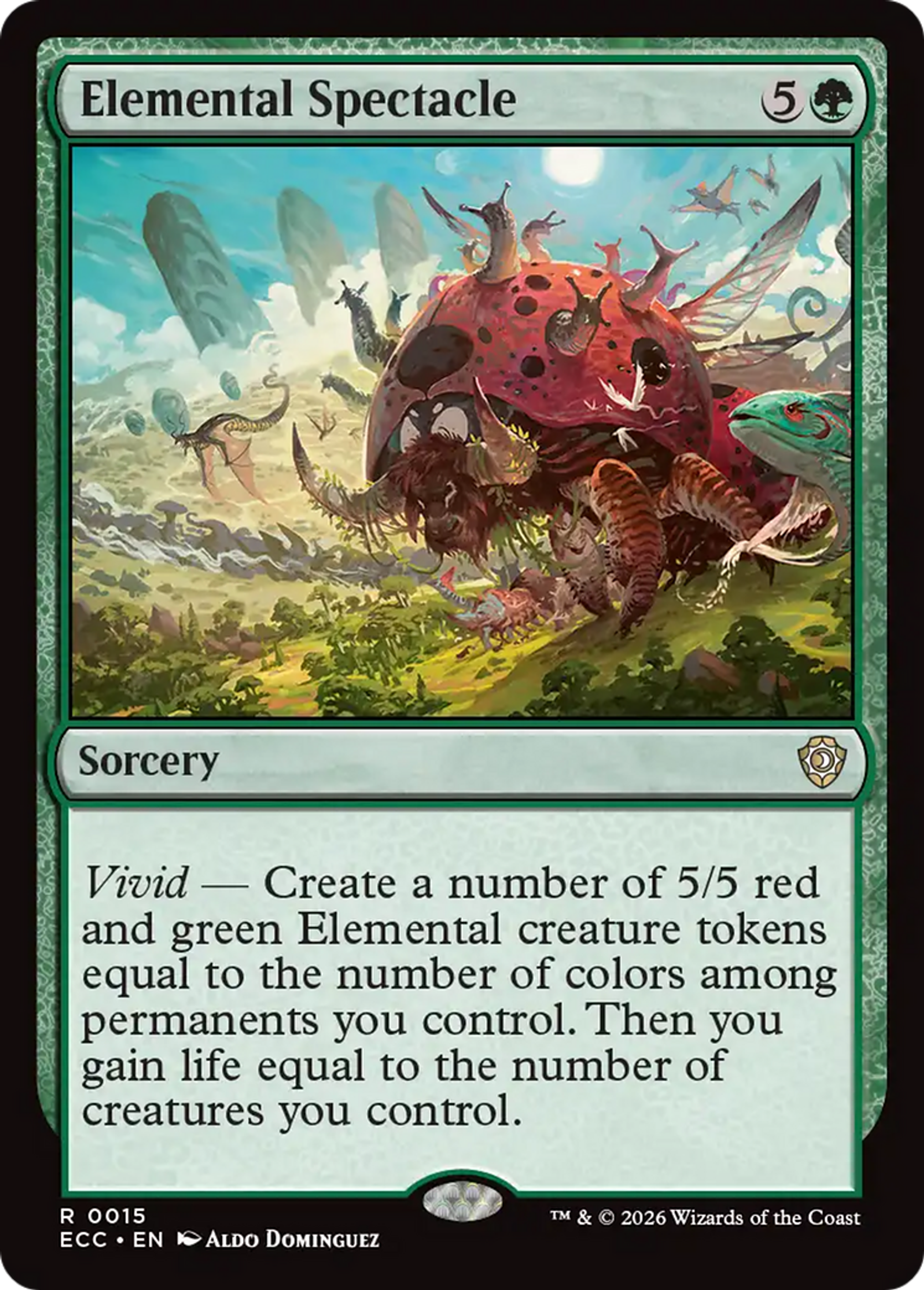 Elemental Spectacle — Lorwyn Eclipsed Commander — Magic: The Gathering