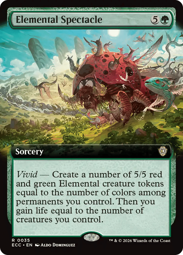 Elemental Spectacle — Lorwyn Eclipsed Commander — Magic: The Gathering
