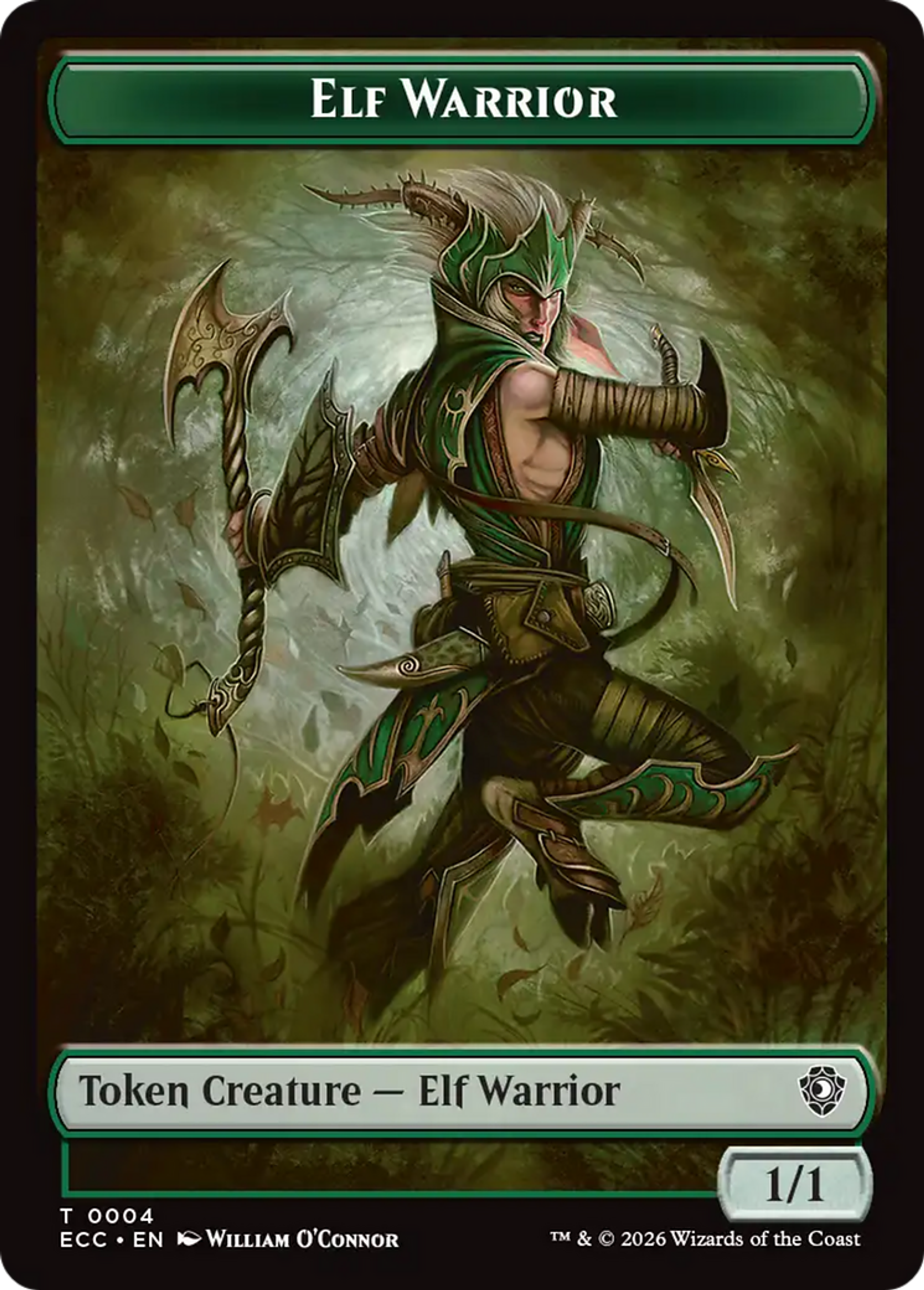 Elf Warrior — Lorwyn Eclipsed Commander — Magic: The Gathering