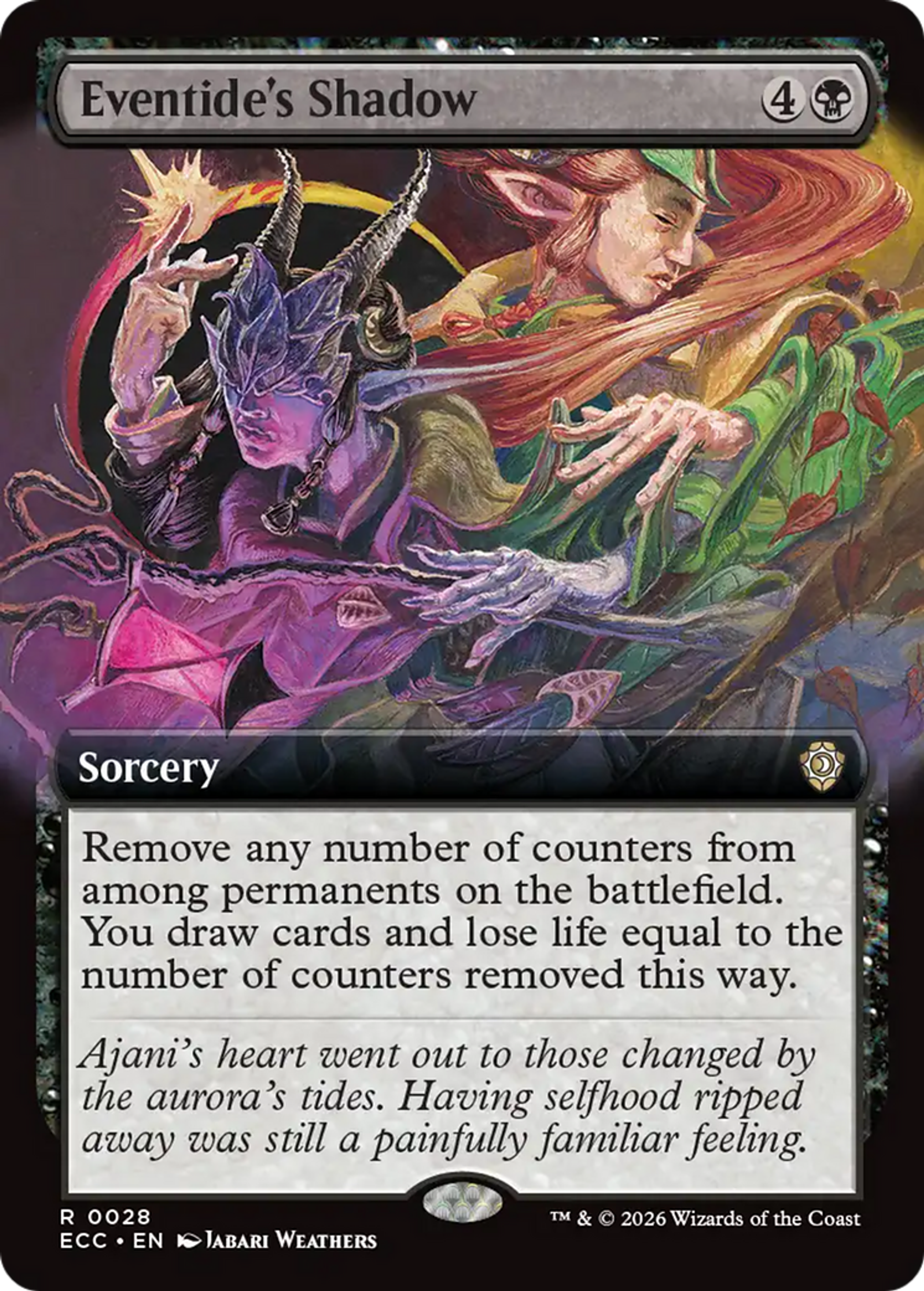Eventide's Shadow — Lorwyn Eclipsed Commander — Magic: The Gathering
