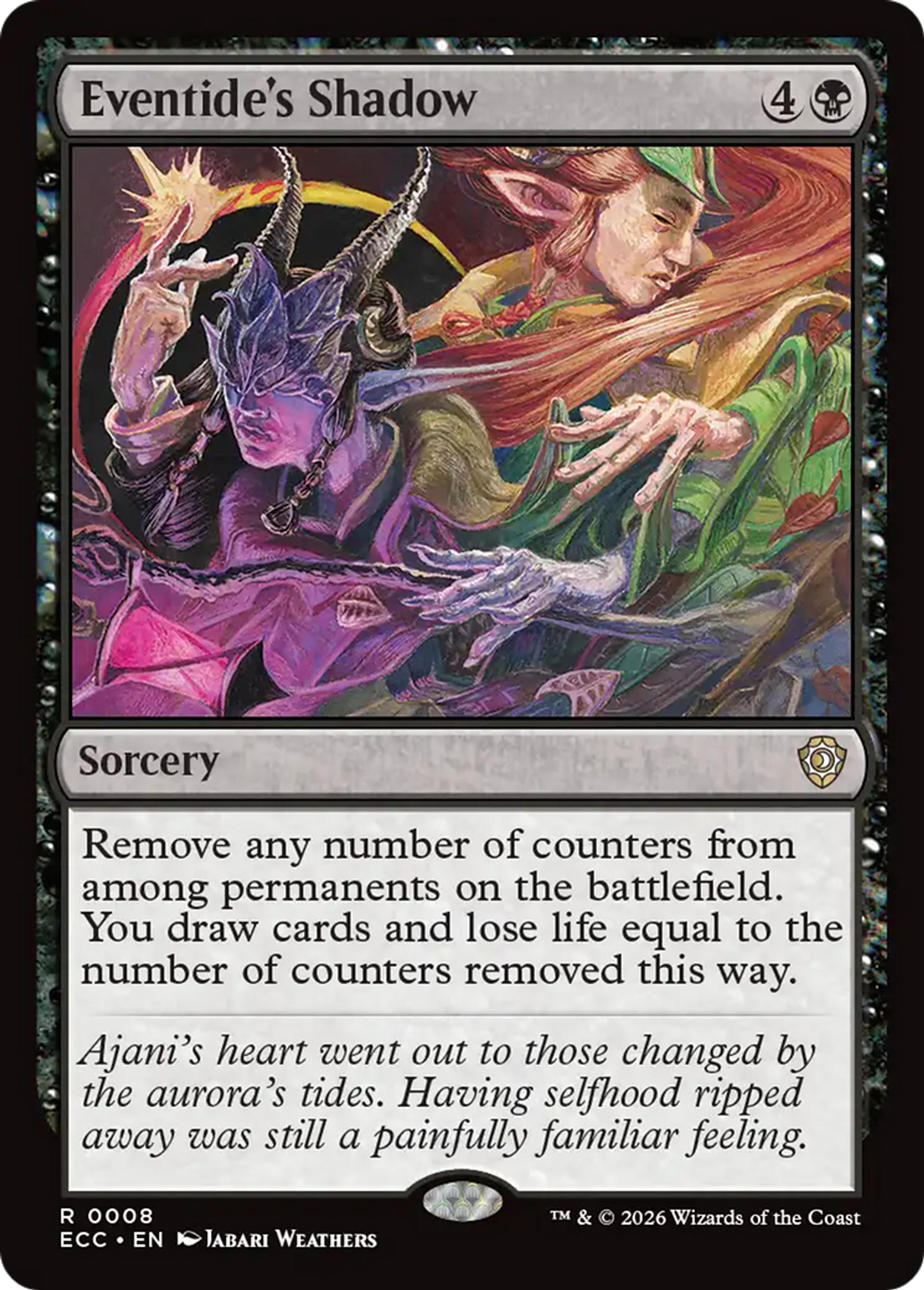 Eventide's Shadow — Lorwyn Eclipsed Commander — Magic: The Gathering