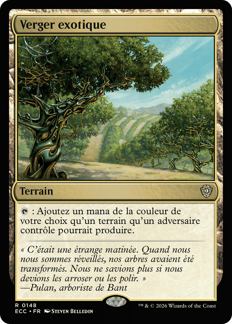 Verger exotique — Lorwyn Eclipsed Commander — Magic: The Gathering