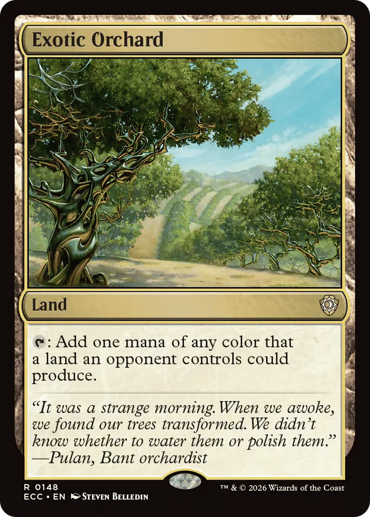 Exotic Orchard — Lorwyn Eclipsed Commander — Magic: The Gathering