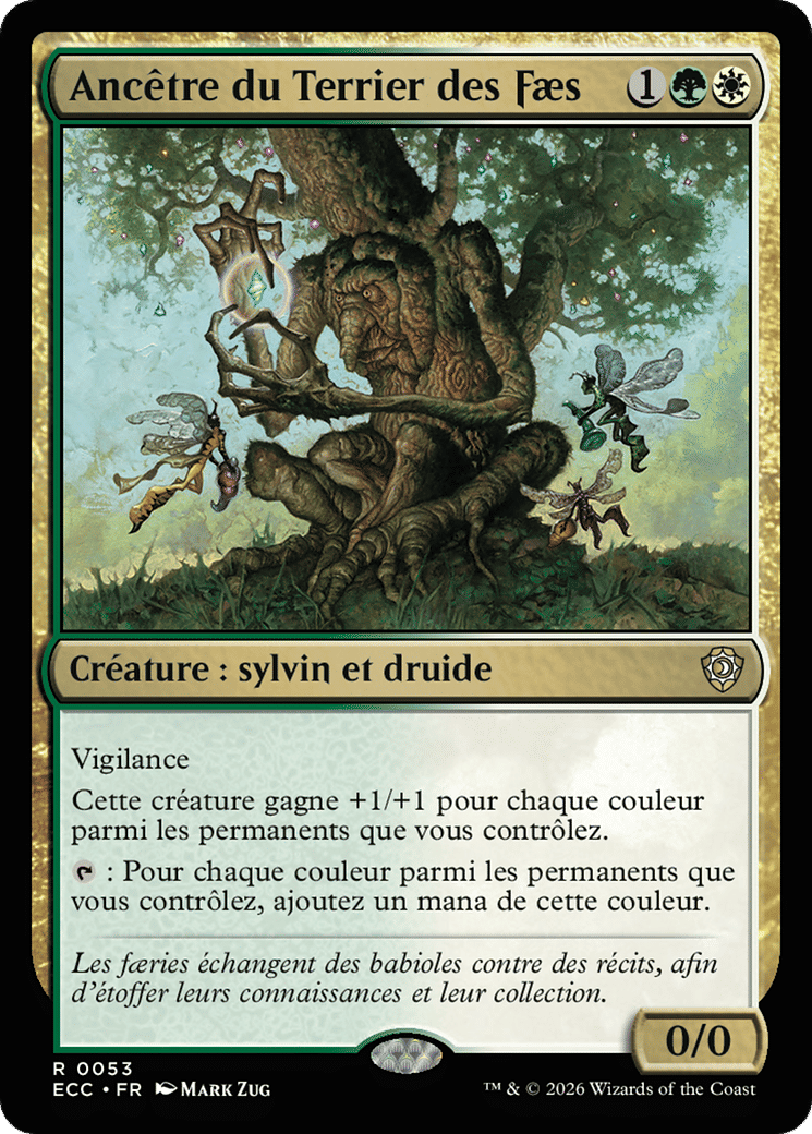 Ancêtre du Terrier des Faes — Lorwyn Eclipsed Commander — Magic: The Gathering