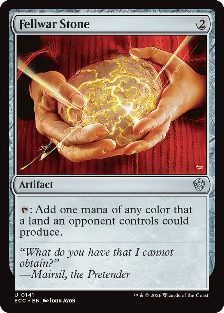 Fellwar Stone — Lorwyn Eclipsed Commander — Magic: The Gathering
