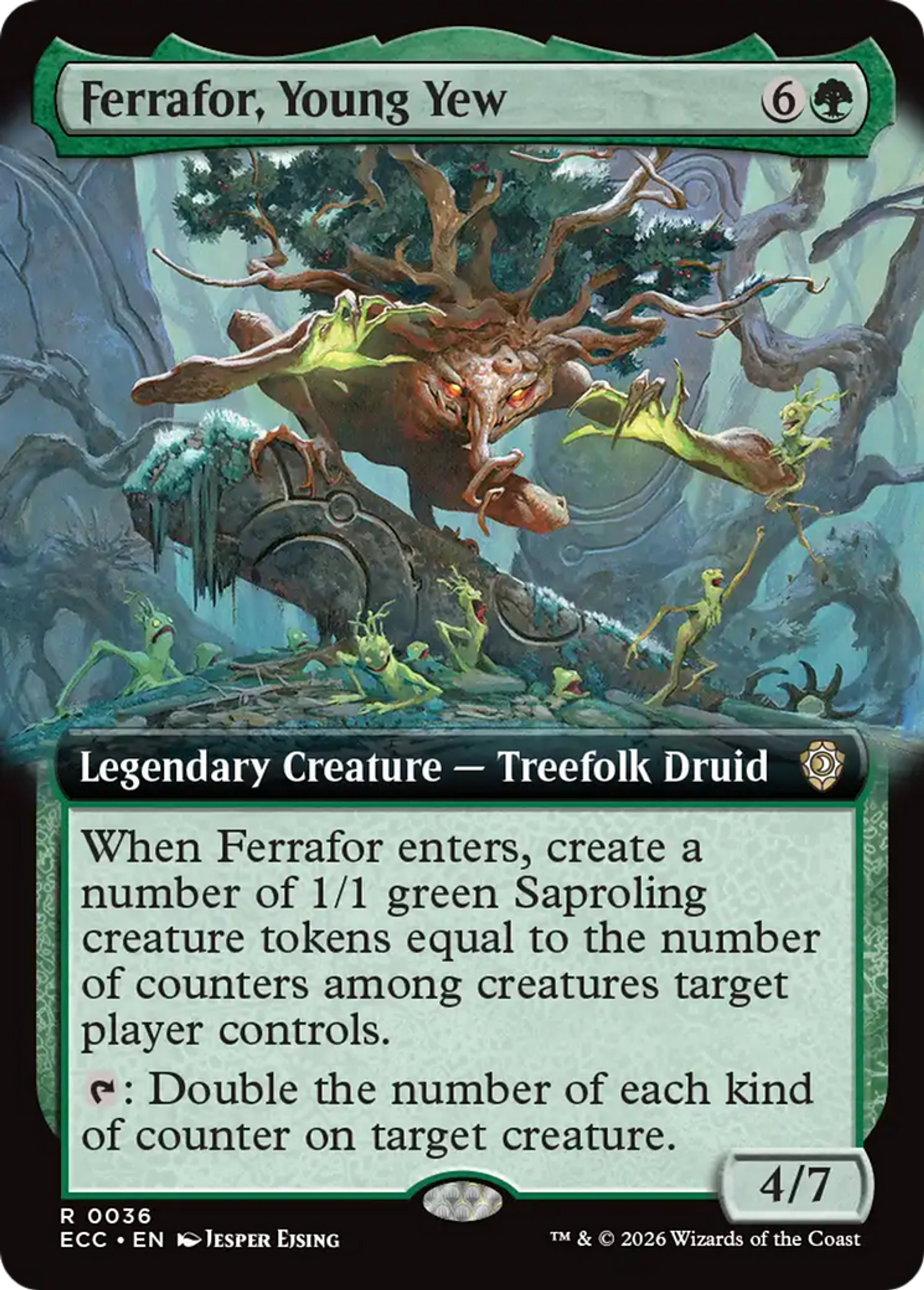 Ferrafor, Young Yew — Lorwyn Eclipsed Commander — Magic: The Gathering