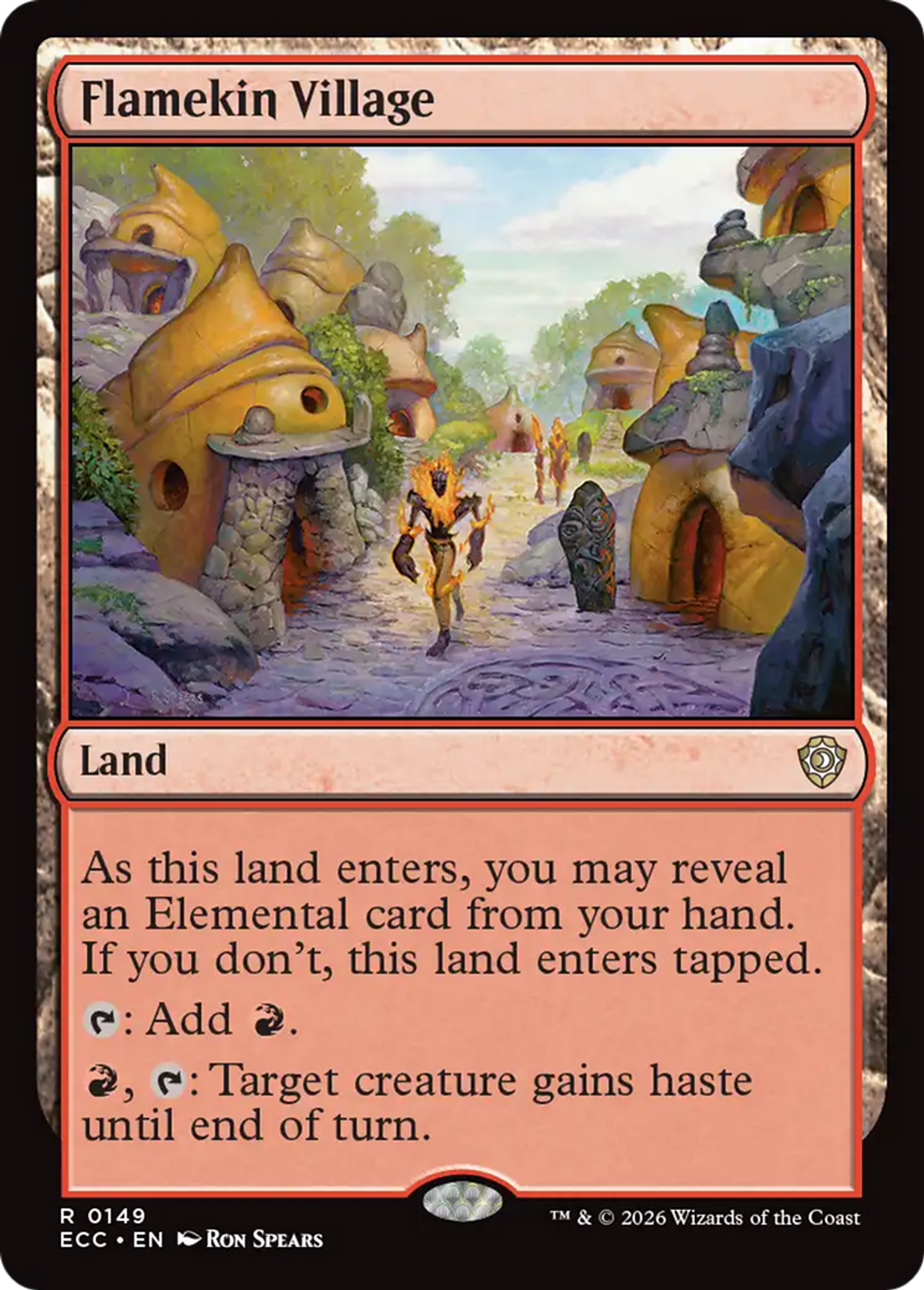 Flamekin Village — Lorwyn Eclipsed Commander — Magic: The Gathering