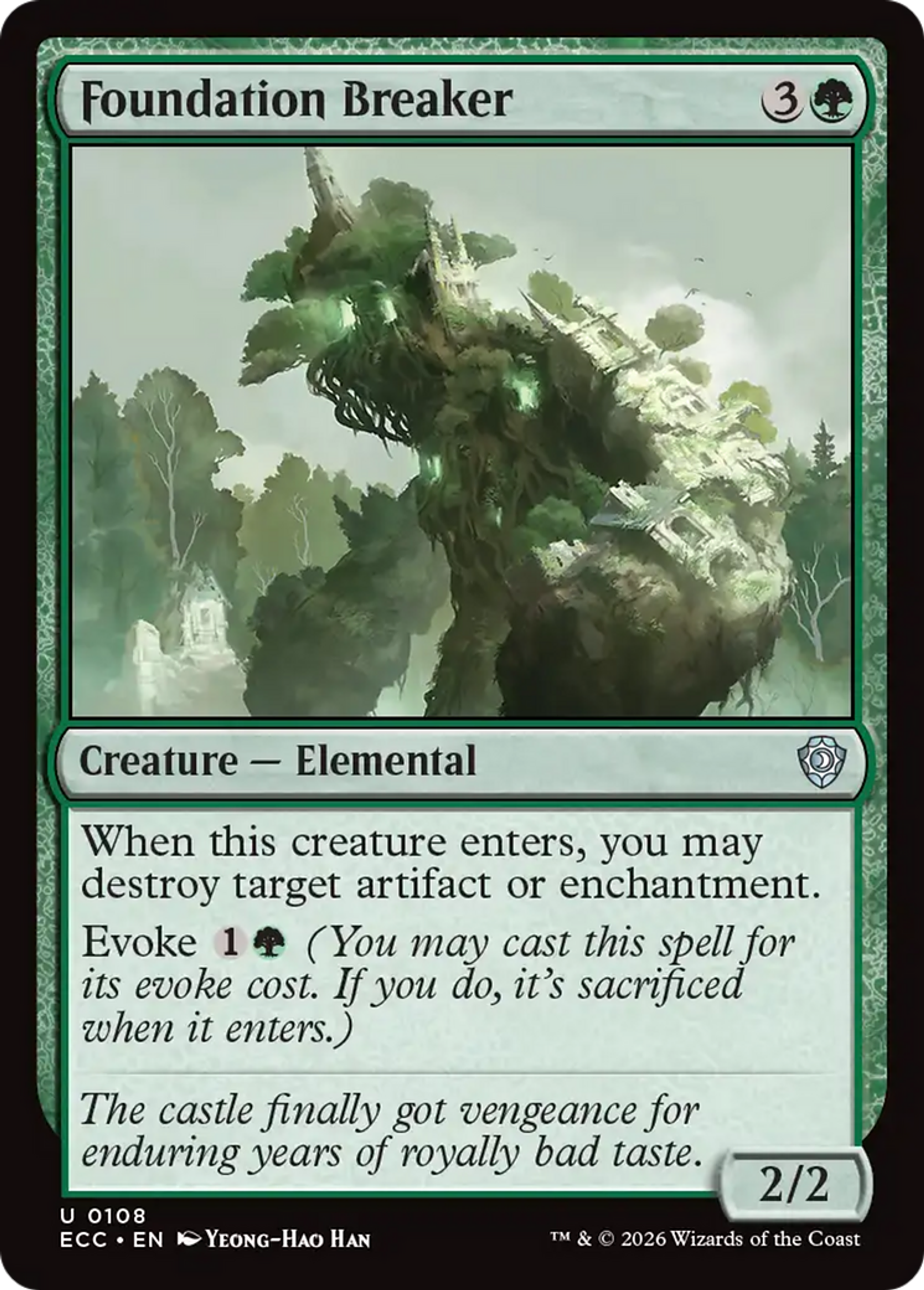 Foundation Breaker — Lorwyn Eclipsed Commander — Magic: The Gathering