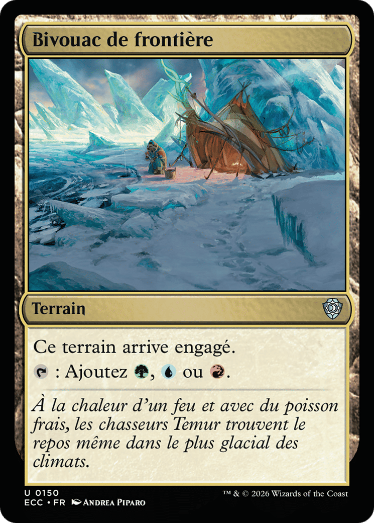 Bivouac de frontière — Lorwyn Eclipsed Commander — Magic: The Gathering