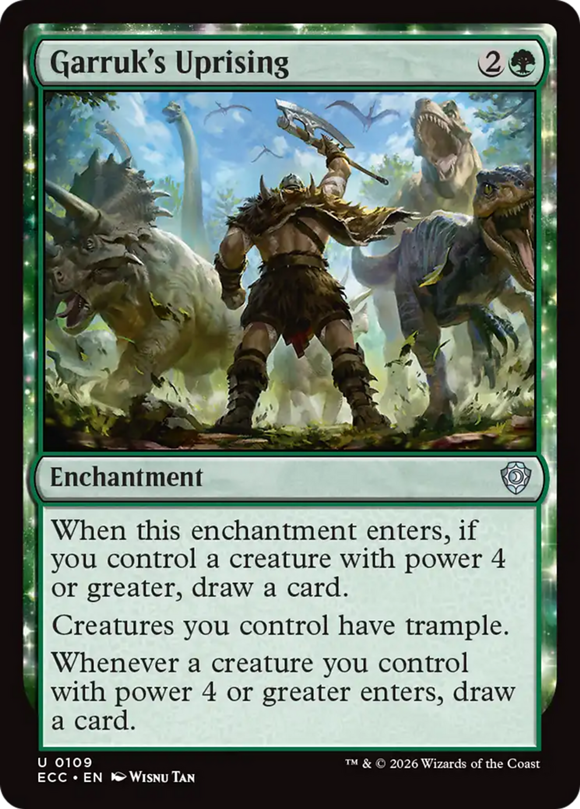 Garruk's Uprising — Lorwyn Eclipsed Commander — Magic: The Gathering