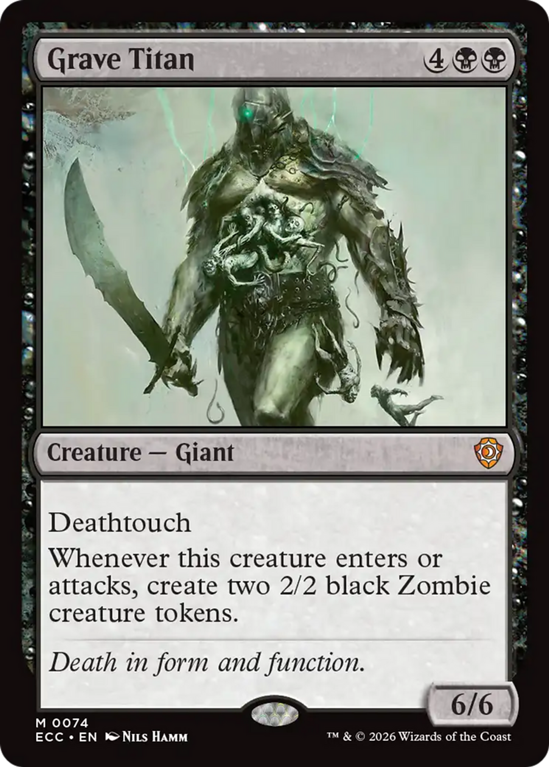 Grave Titan — Lorwyn Eclipsed Commander — Magic: The Gathering