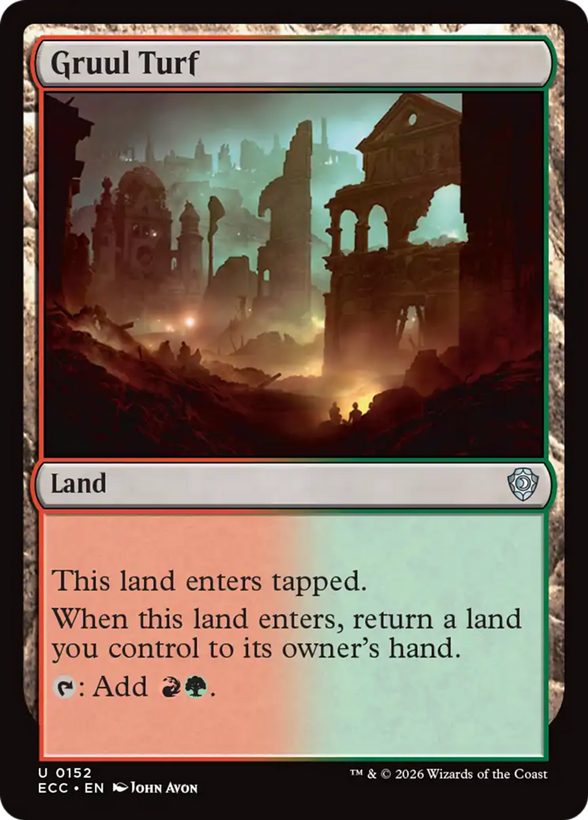 Gruul Turf — Lorwyn Eclipsed Commander — Magic: The Gathering