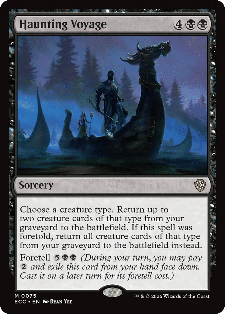 Haunting Voyage — Lorwyn Eclipsed Commander — Magic: The Gathering