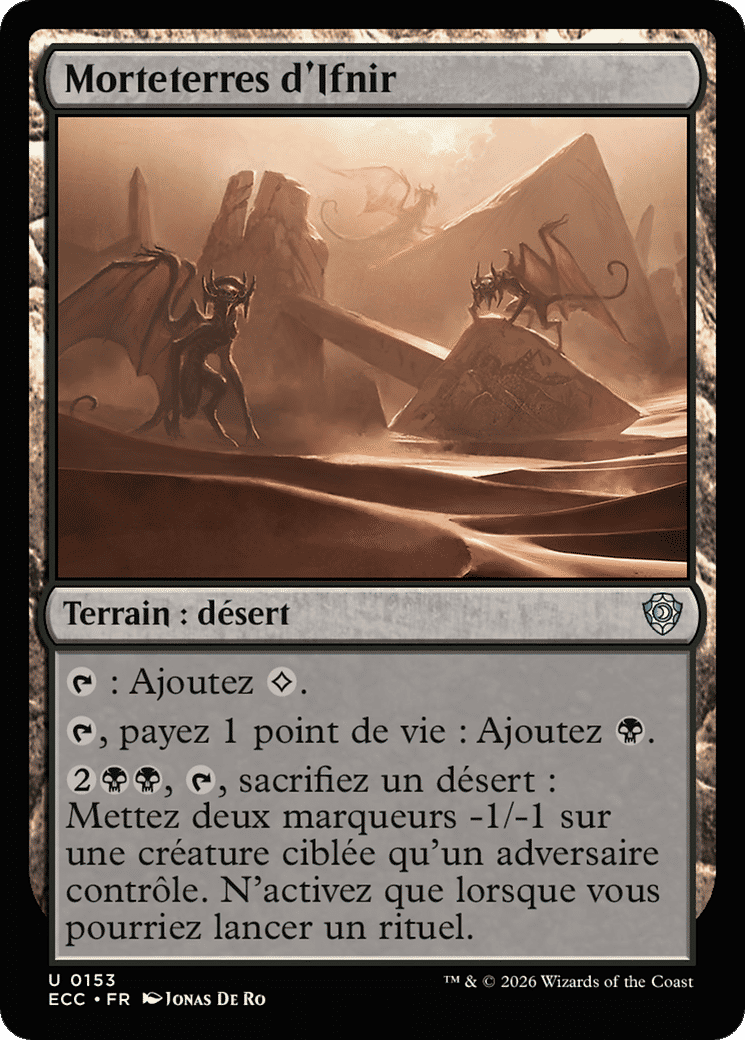 Morteterres d'Ifnir — Lorwyn Eclipsed Commander — Magic: The Gathering