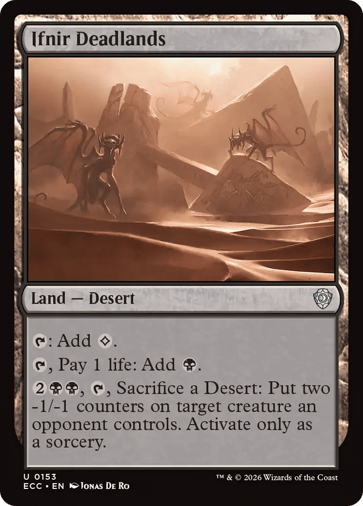 Ifnir Deadlands — Lorwyn Eclipsed Commander — Magic: The Gathering