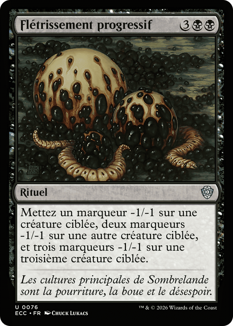 Flétrissement progressif — Lorwyn Eclipsed Commander — Magic: The Gathering