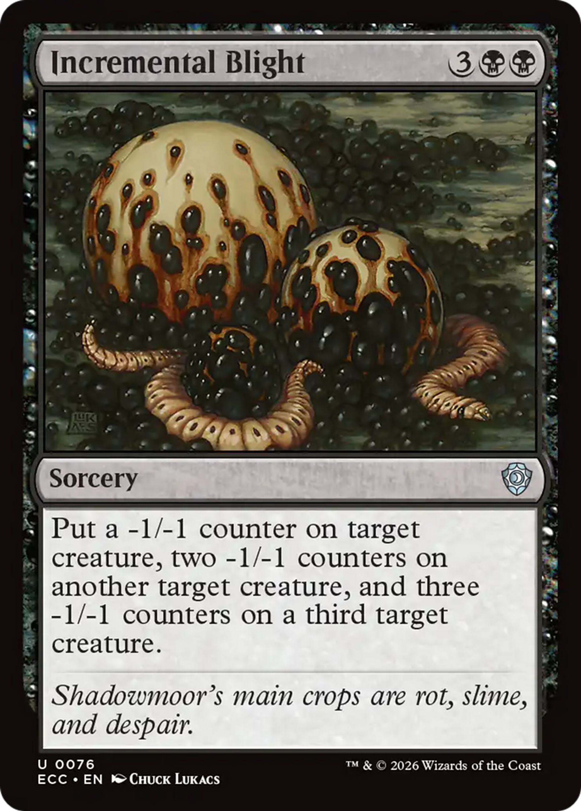 Incremental Blight — Lorwyn Eclipsed Commander — Magic: The Gathering