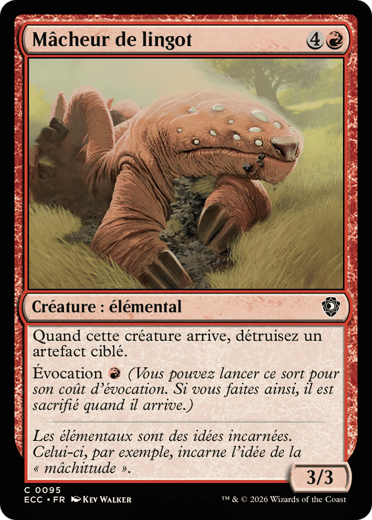 Mâcheur de lingot — Lorwyn Eclipsed Commander — Magic: The Gathering