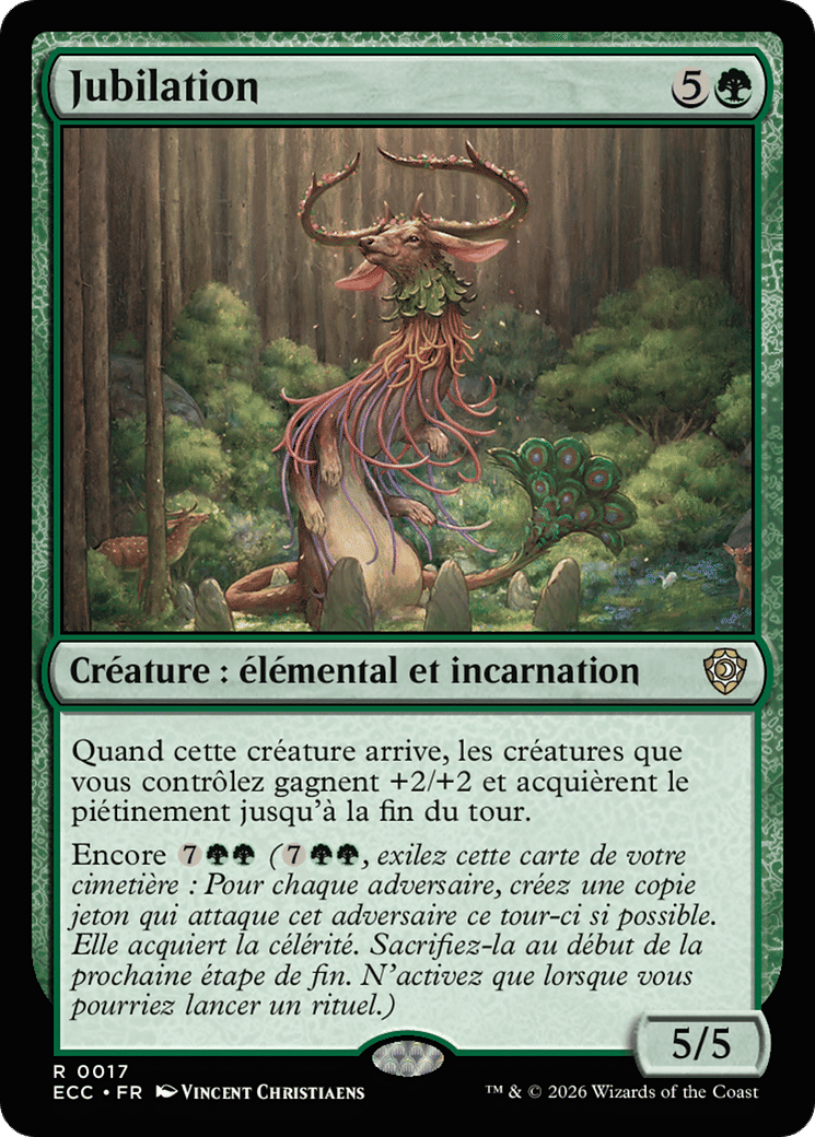 Jubilation — Lorwyn Eclipsed Commander — Magic: The Gathering