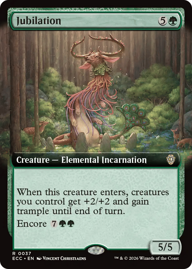 Jubilation — Lorwyn Eclipsed Commander — Magic: The Gathering