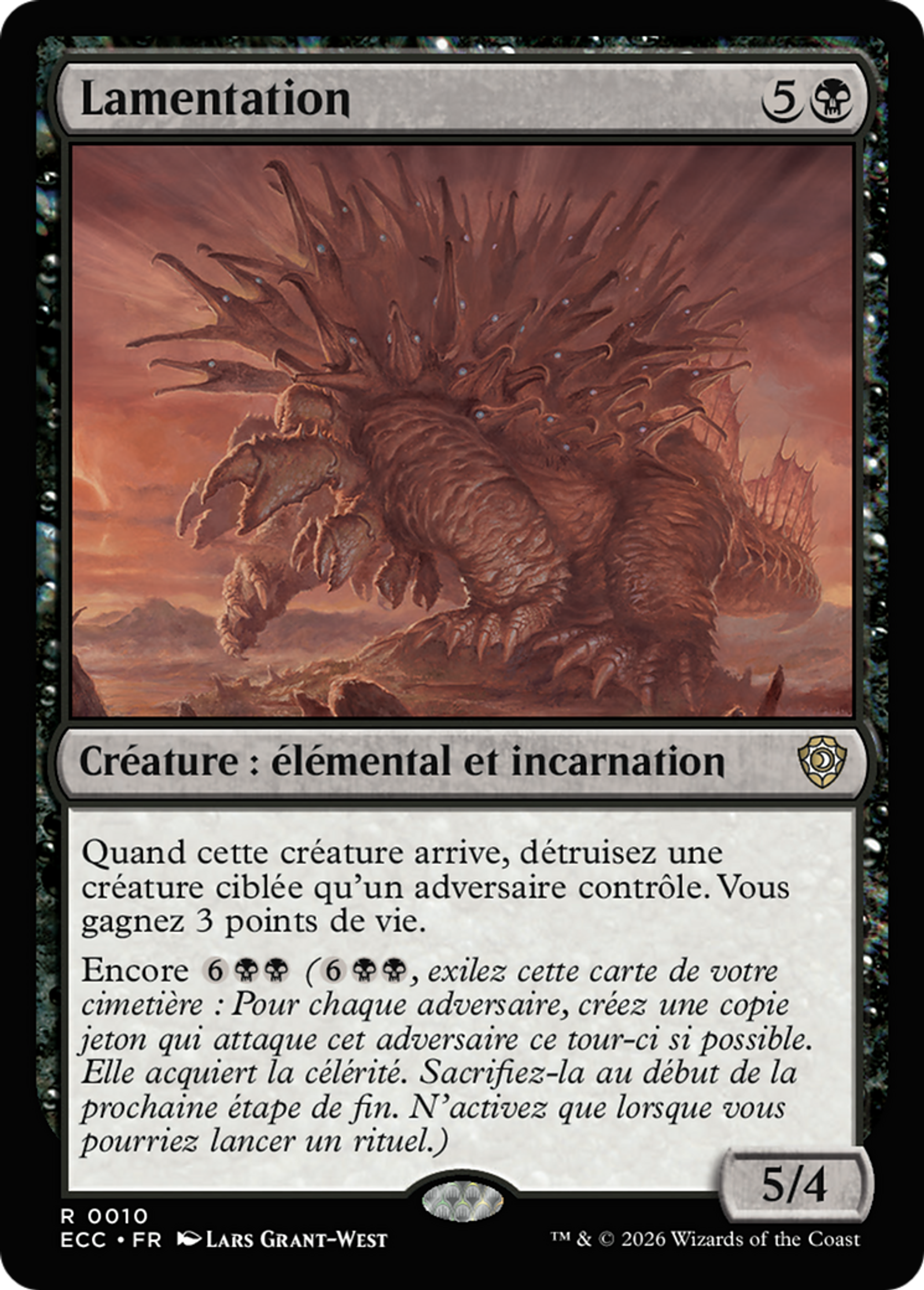Lamentation — Lorwyn Eclipsed Commander — Magic: The Gathering