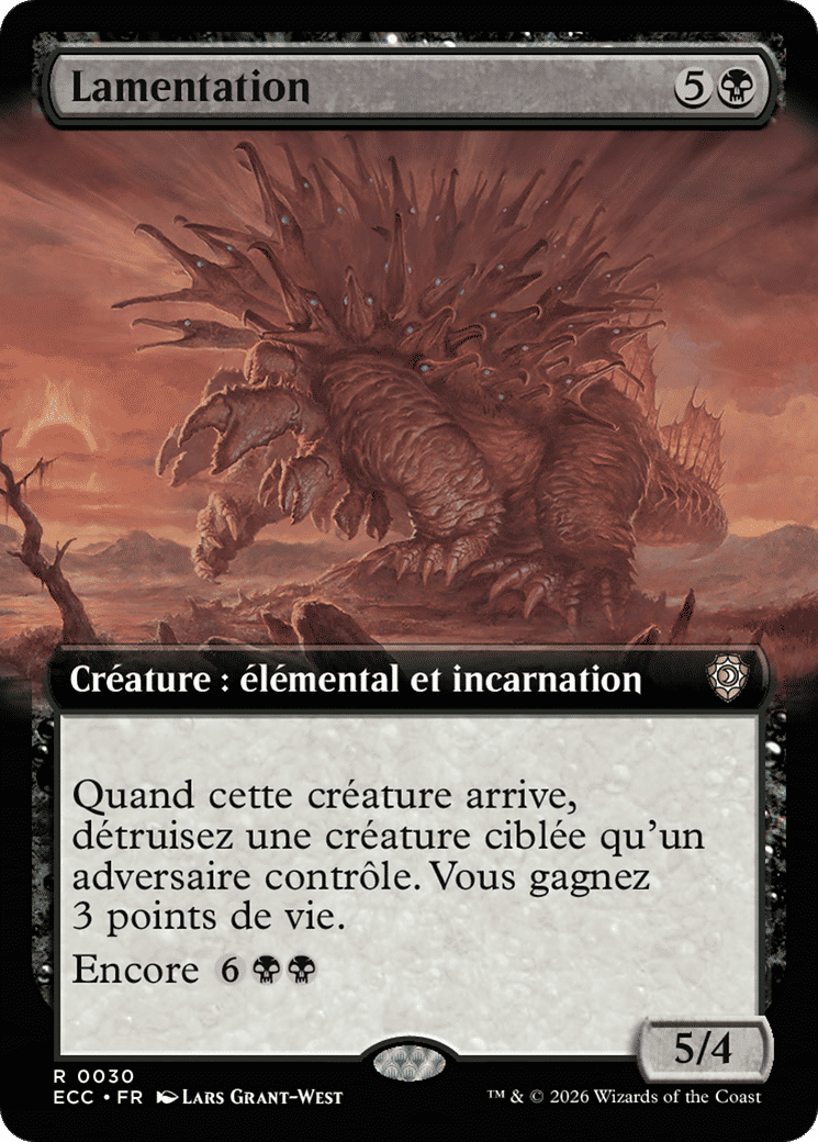 Lamentation — Lorwyn Eclipsed Commander — Magic: The Gathering