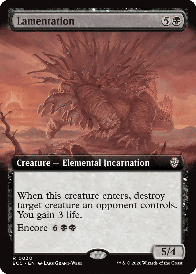 Lamentation — Lorwyn Eclipsed Commander — Magic: The Gathering