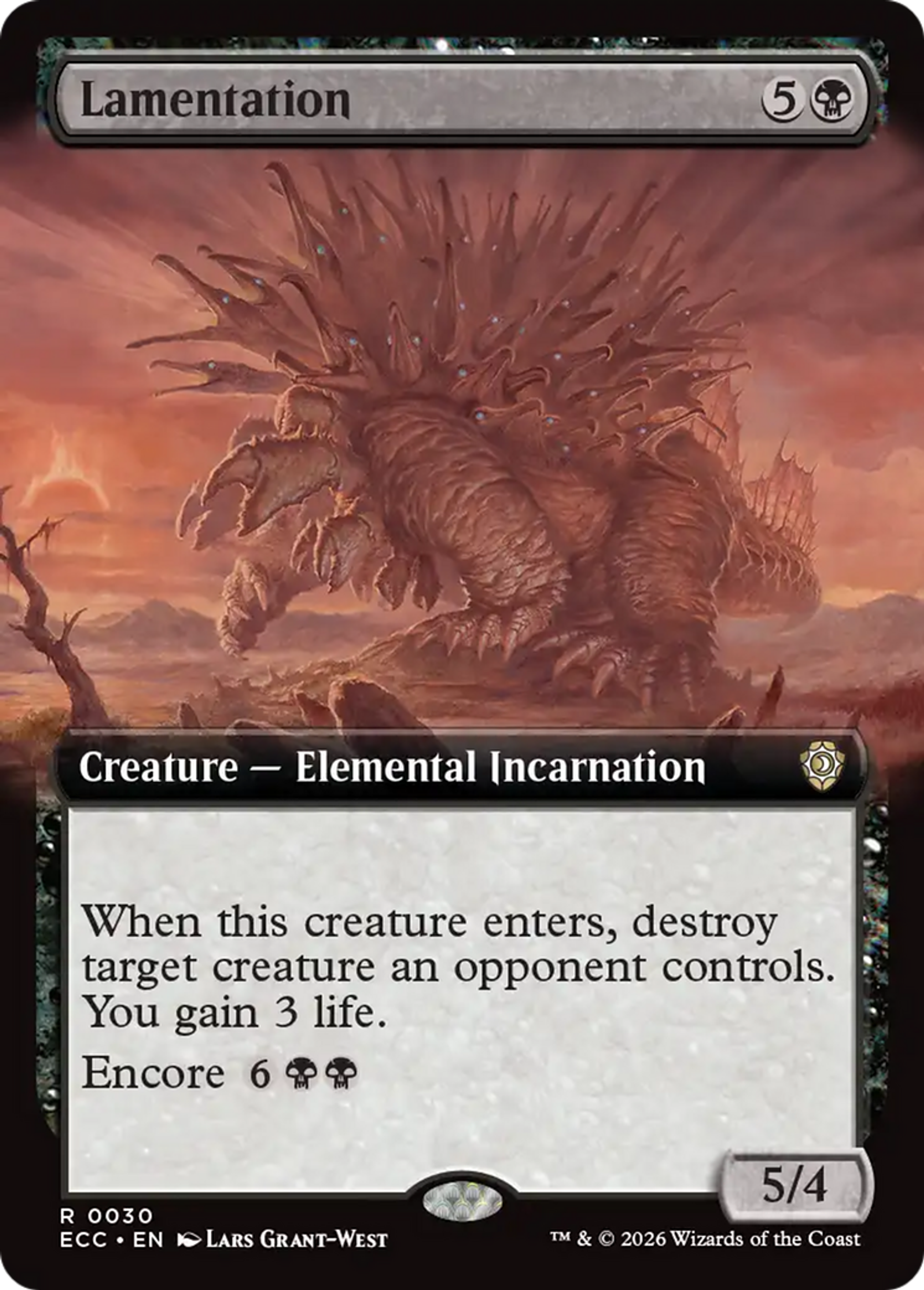 Lamentation — Lorwyn Eclipsed Commander — Magic: The Gathering