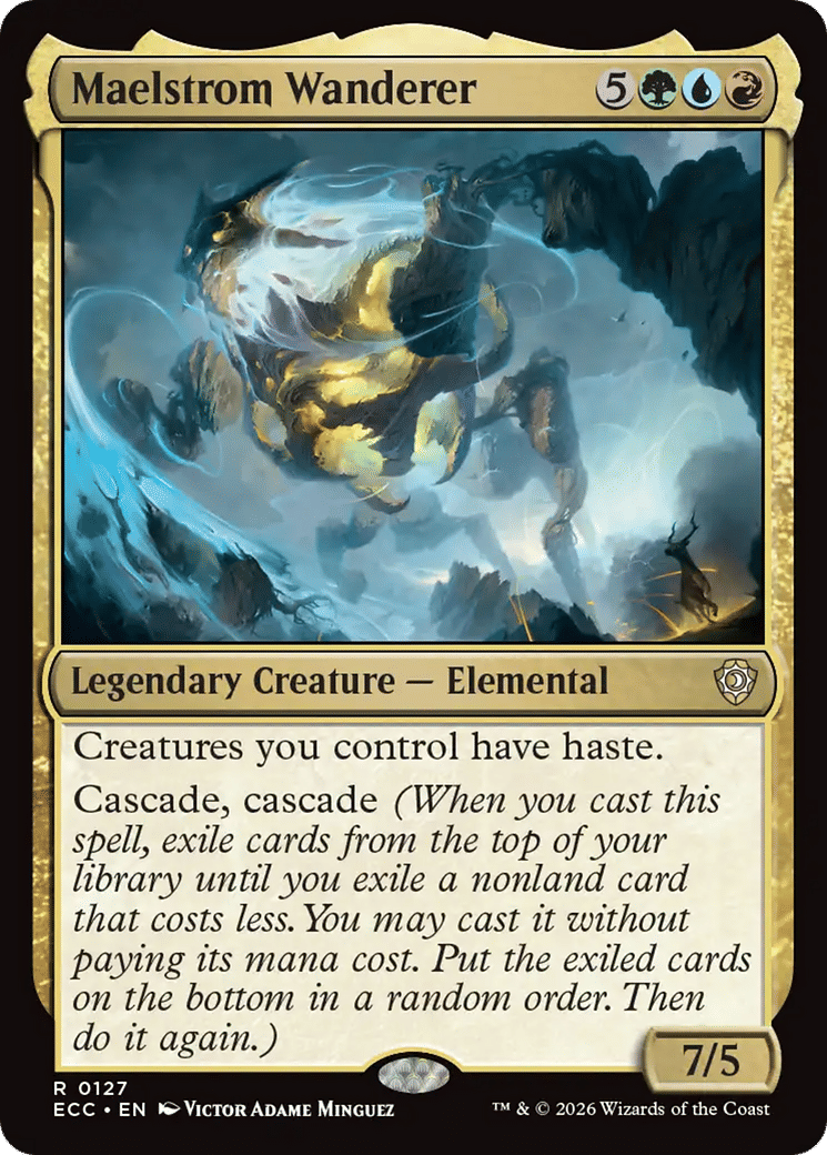 Maelstrom Wanderer — Lorwyn Eclipsed Commander — Magic: The Gathering