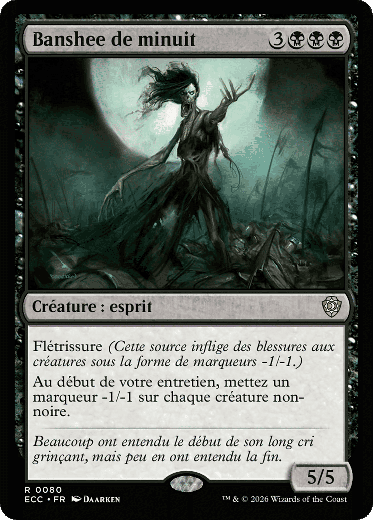 Banshee de minuit — Lorwyn Eclipsed Commander — Magic: The Gathering