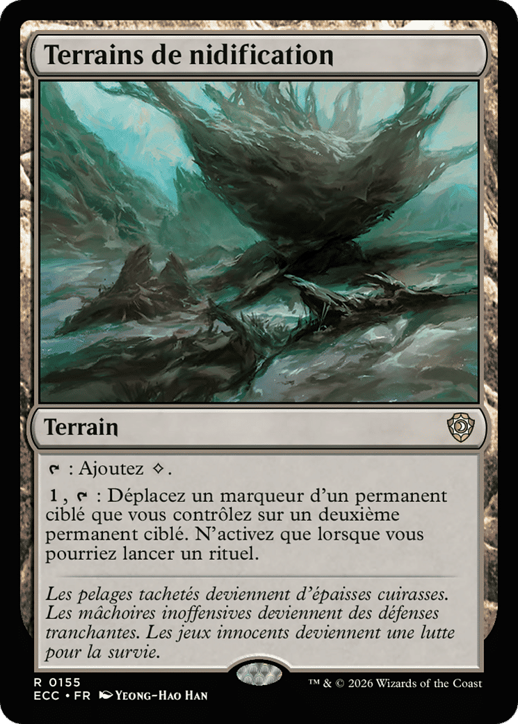 Terrains de nidification — Lorwyn Eclipsed Commander — Magic: The Gathering