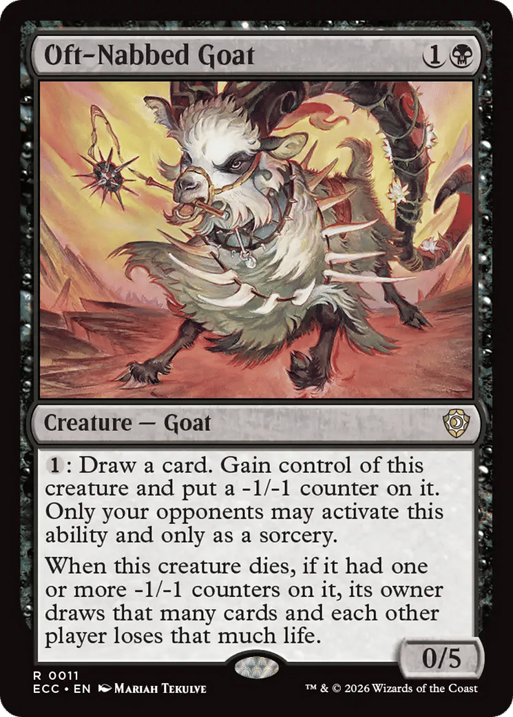 Oft-Nabbed Goat — Lorwyn Eclipsed Commander — Magic: The Gathering