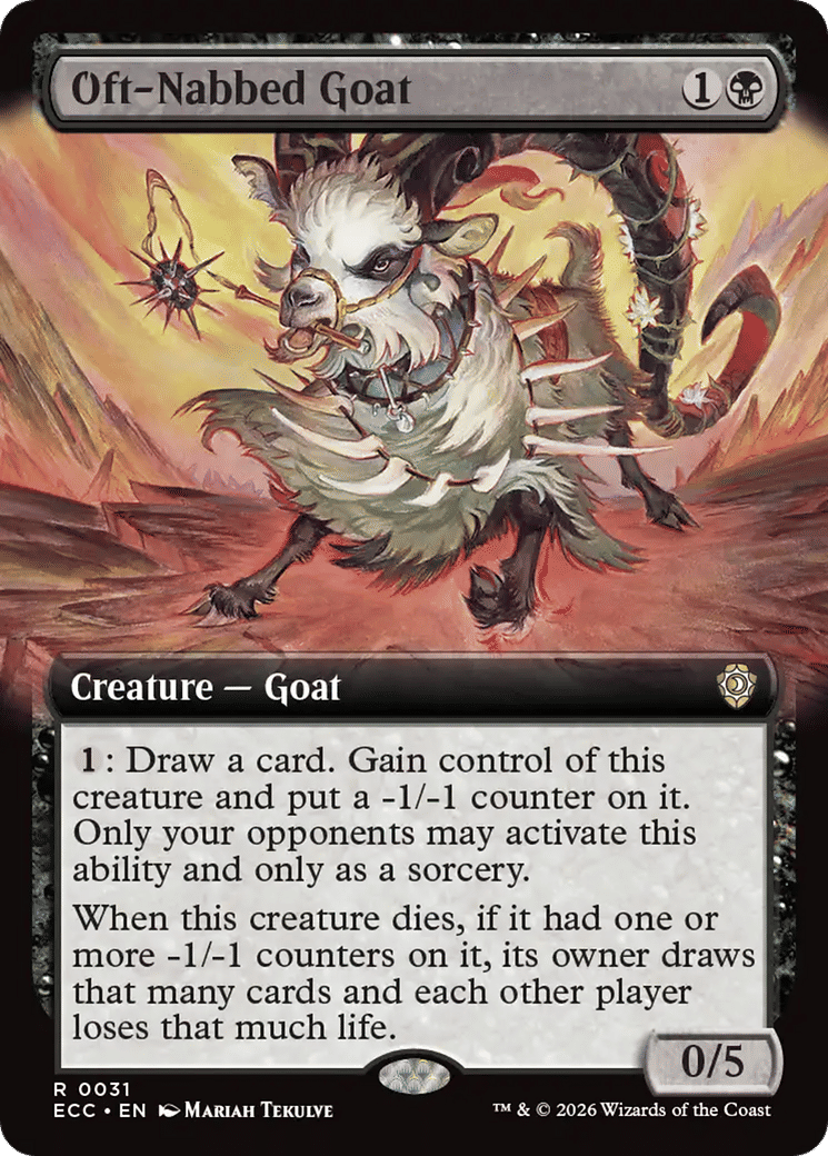 Oft-Nabbed Goat — Lorwyn Eclipsed Commander — Magic: The Gathering