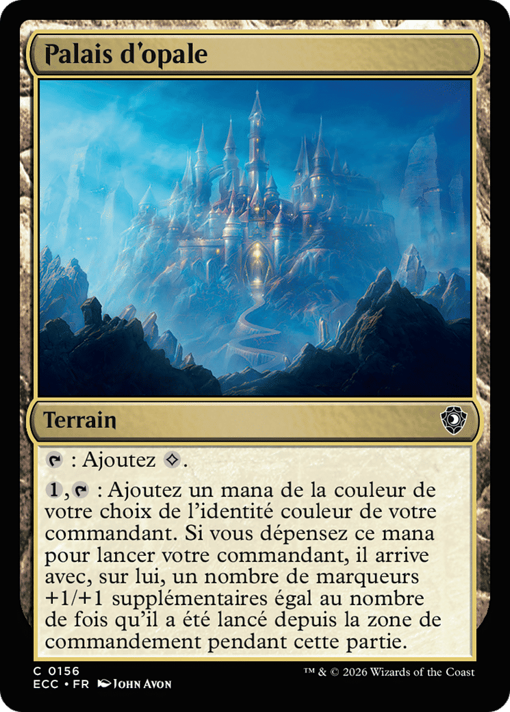 Palais d'opale — Lorwyn Eclipsed Commander — Magic: The Gathering