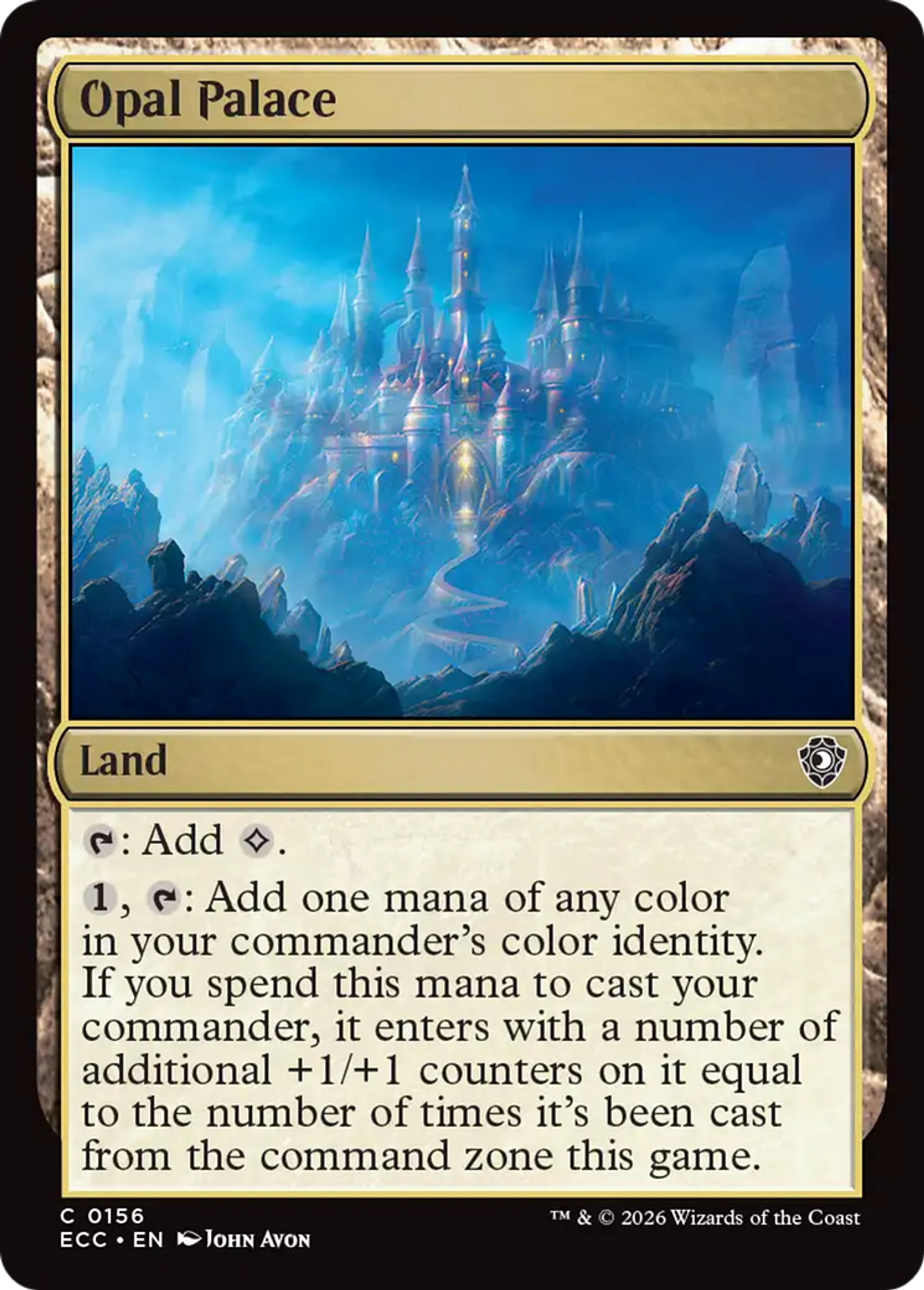 Opal Palace — Lorwyn Eclipsed Commander — Magic: The Gathering