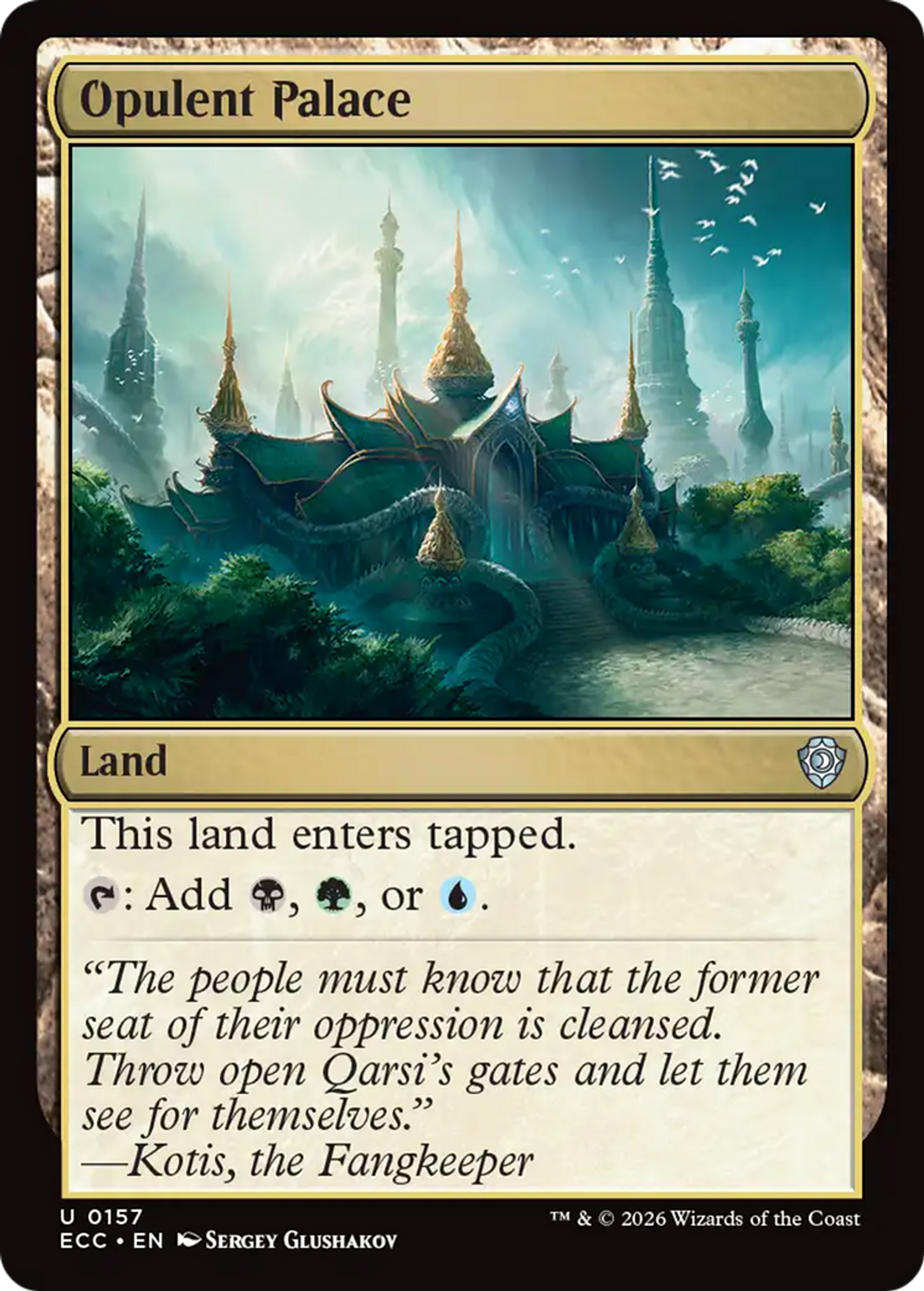 Opulent Palace — Lorwyn Eclipsed Commander — Magic: The Gathering