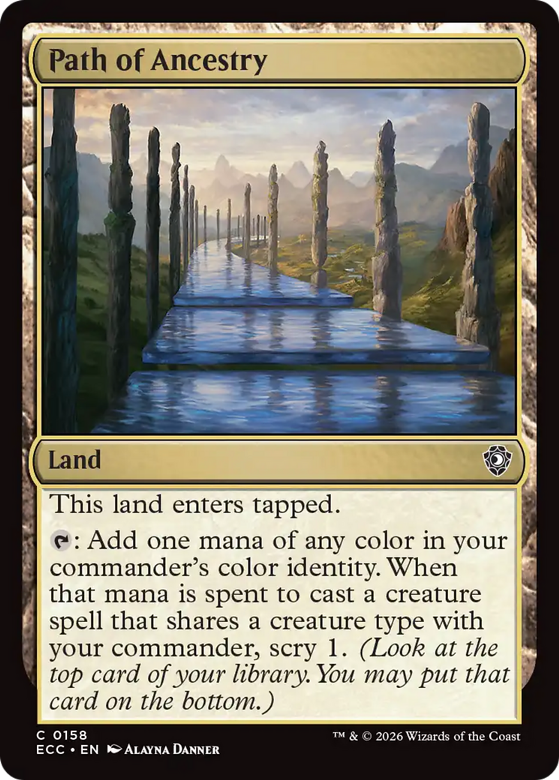 Path of Ancestry — Lorwyn Eclipsed Commander — Magic: The Gathering