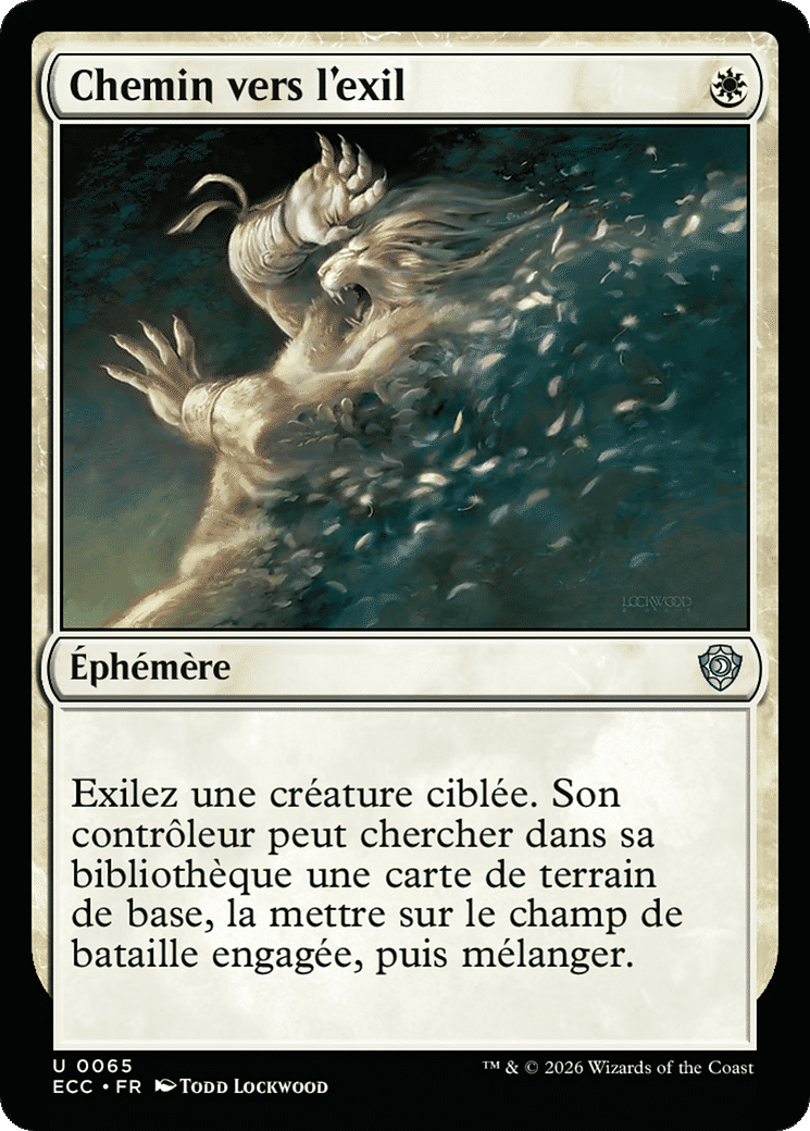 Chemin vers l'exil — Lorwyn Eclipsed Commander — Magic: The Gathering