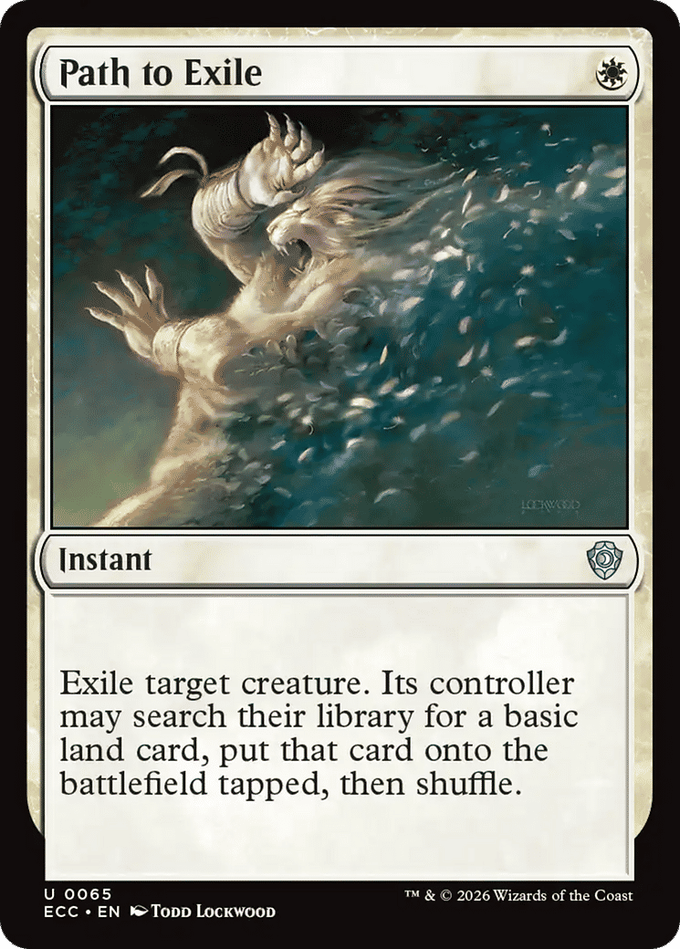 Path to Exile — Lorwyn Eclipsed Commander — Magic: The Gathering