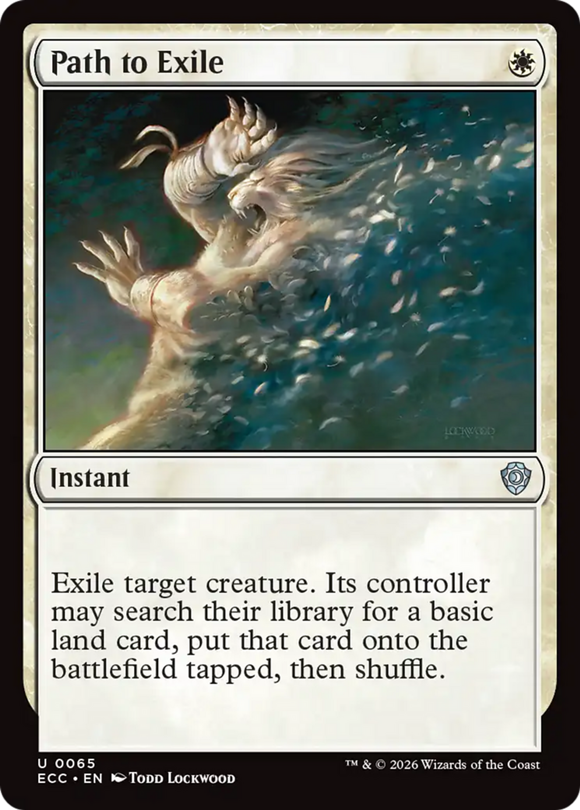 Path to Exile — Lorwyn Eclipsed Commander — Magic: The Gathering