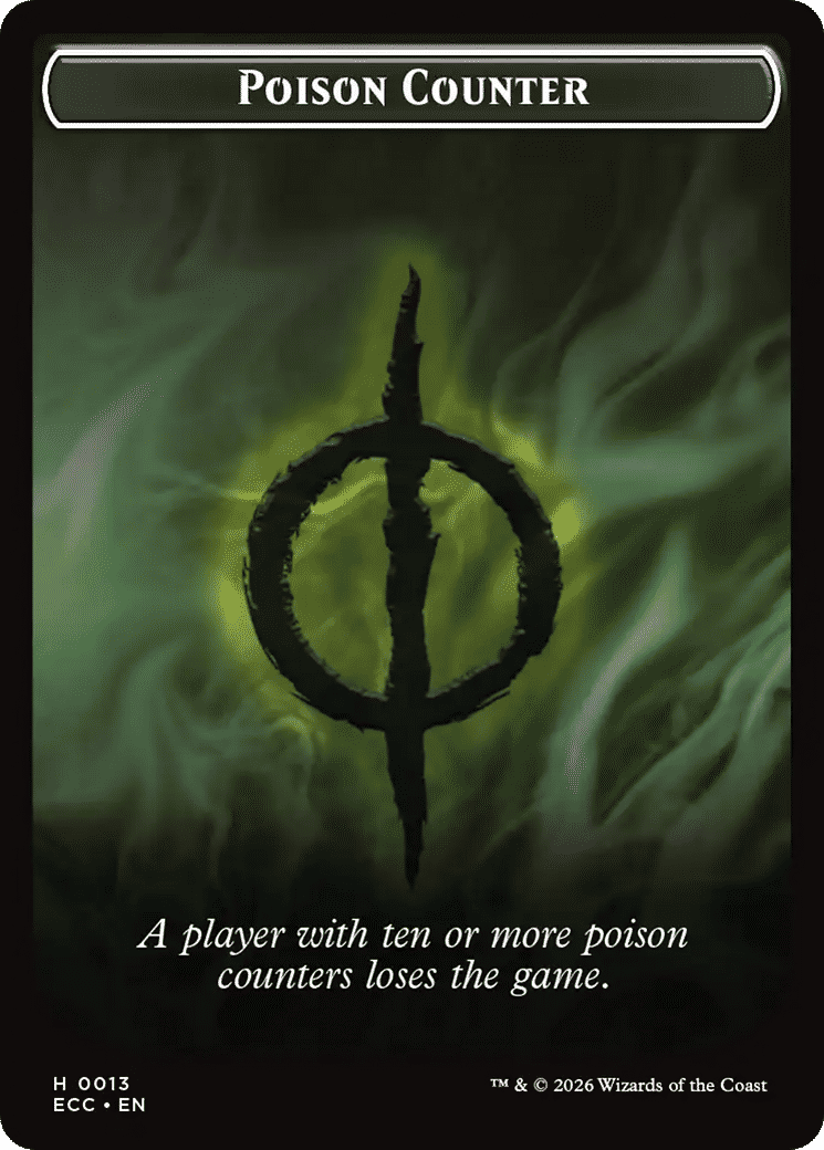 Poison Counter — Lorwyn Eclipsed Commander — Magic: The Gathering