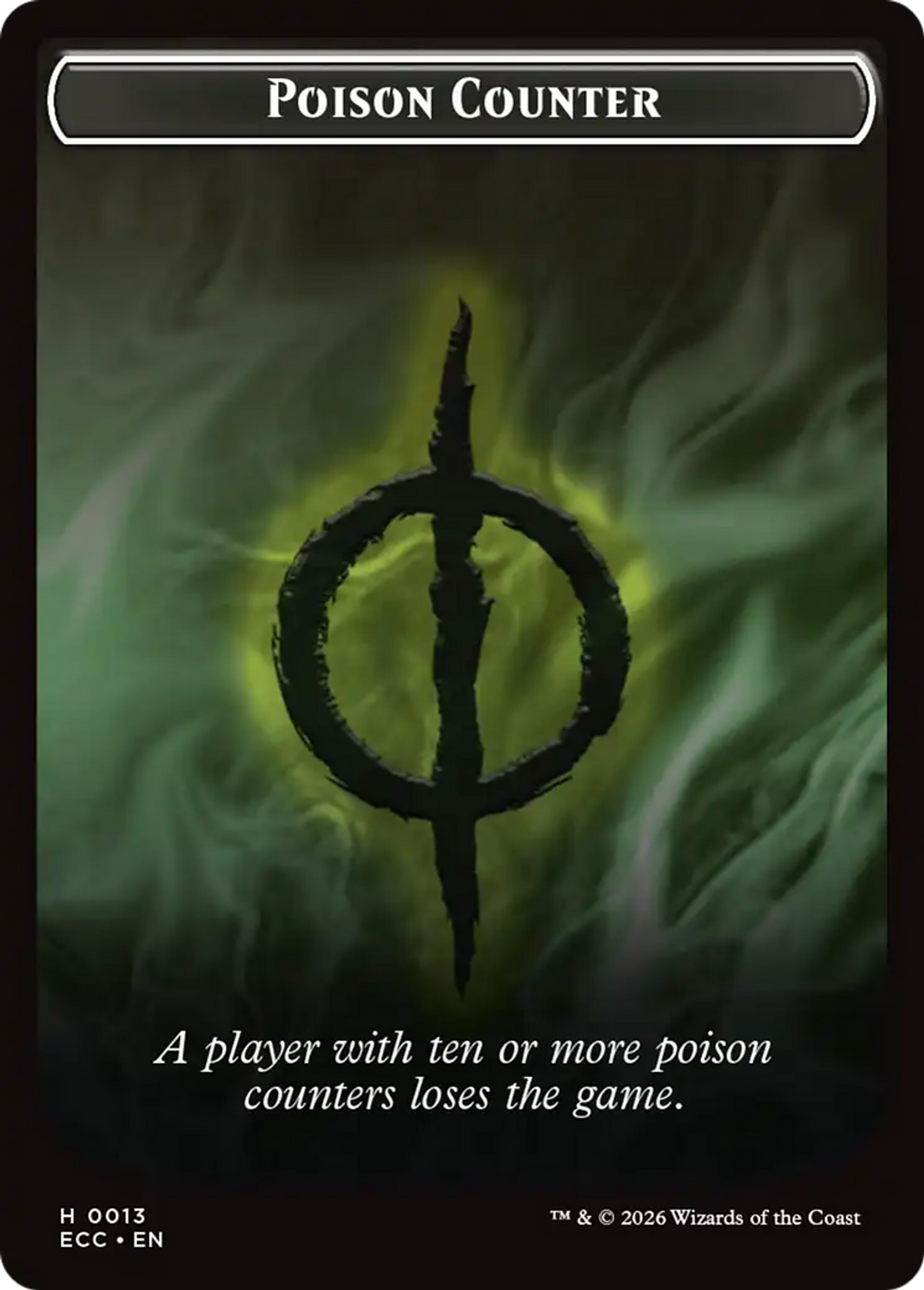 Poison Counter — Lorwyn Eclipsed Commander — Magic: The Gathering