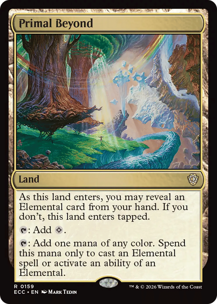 Primal Beyond — Lorwyn Eclipsed Commander — Magic: The Gathering