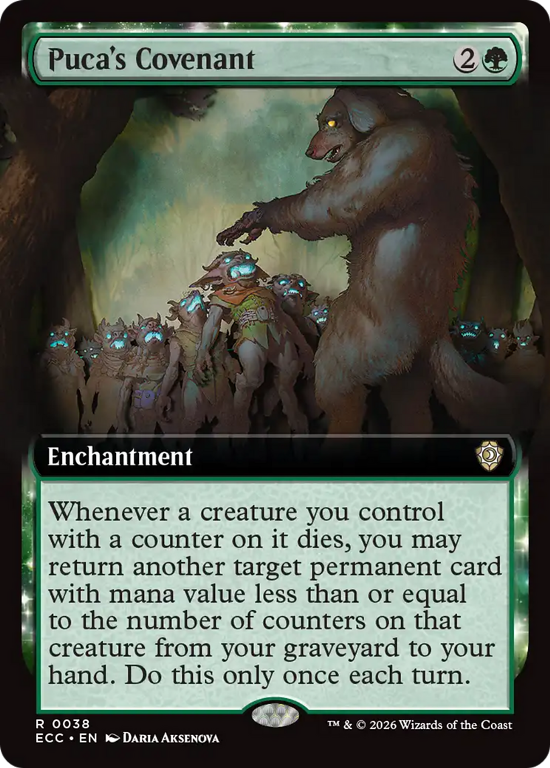 Puca's Covenant — Lorwyn Eclipsed Commander — Magic: The Gathering