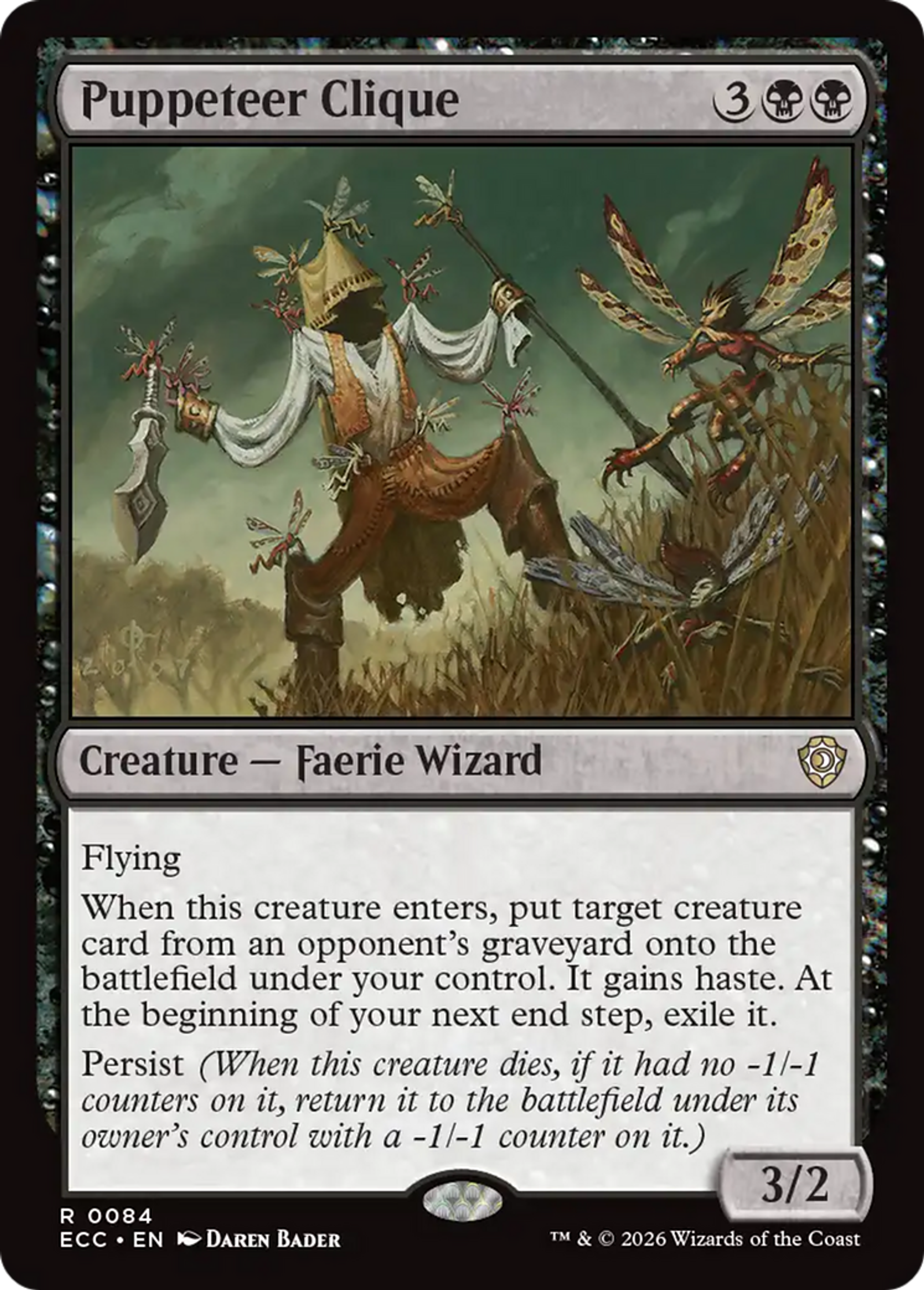 Puppeteer Clique — Lorwyn Eclipsed Commander — Magic: The Gathering