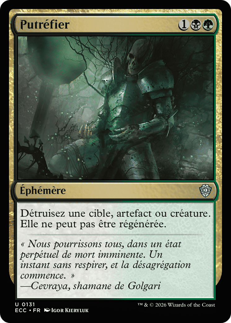 Putréfier — Lorwyn Eclipsed Commander — Magic: The Gathering