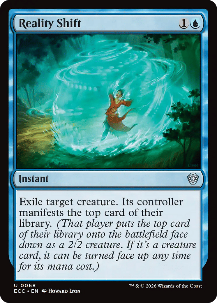 Reality Shift — Lorwyn Eclipsed Commander — Magic: The Gathering